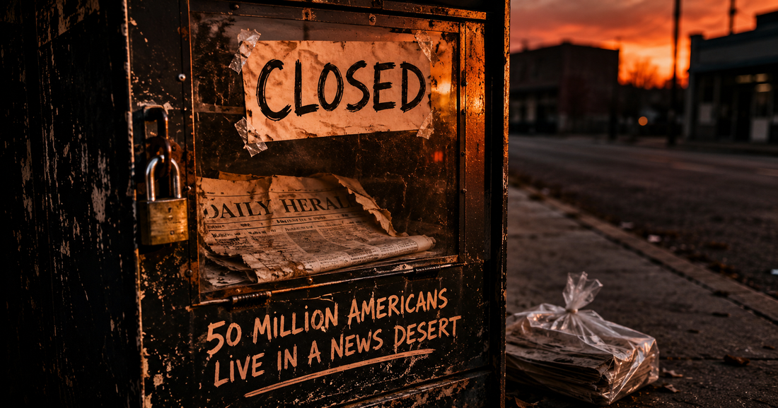 50 Million Americans Live in a Local News Desert. The Crisis Just Hit a Record High.