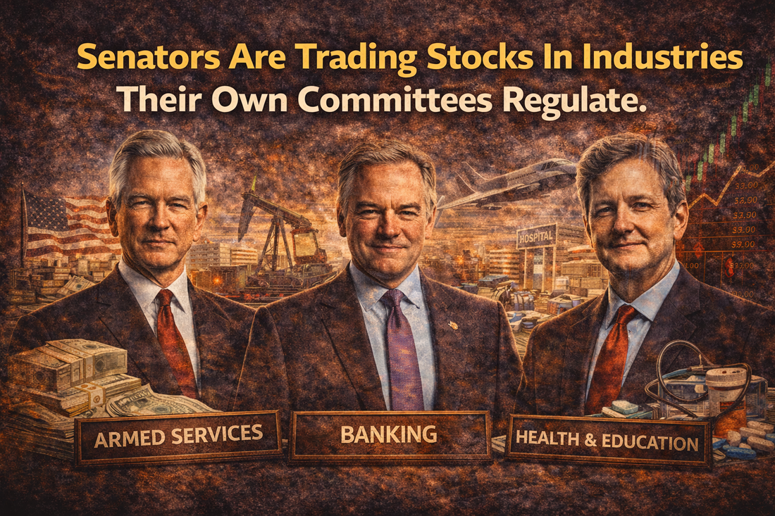 Senators Are Trading Stocks In Industries Their Own Committees Regulate.