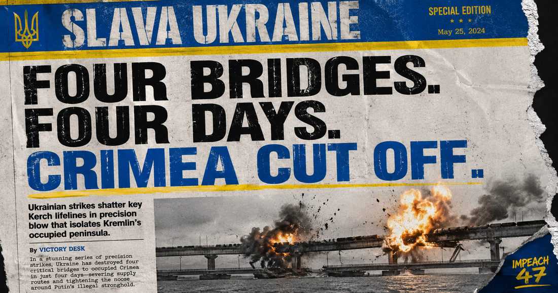 Ukraine Cuts Off Every Land Route Into Crimea in a Four-Day Drone Campaign