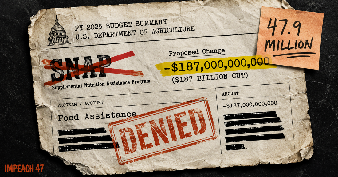 Congress Cut $187 Billion From Food Stamps While 47.9 Million Americans Face Hunger