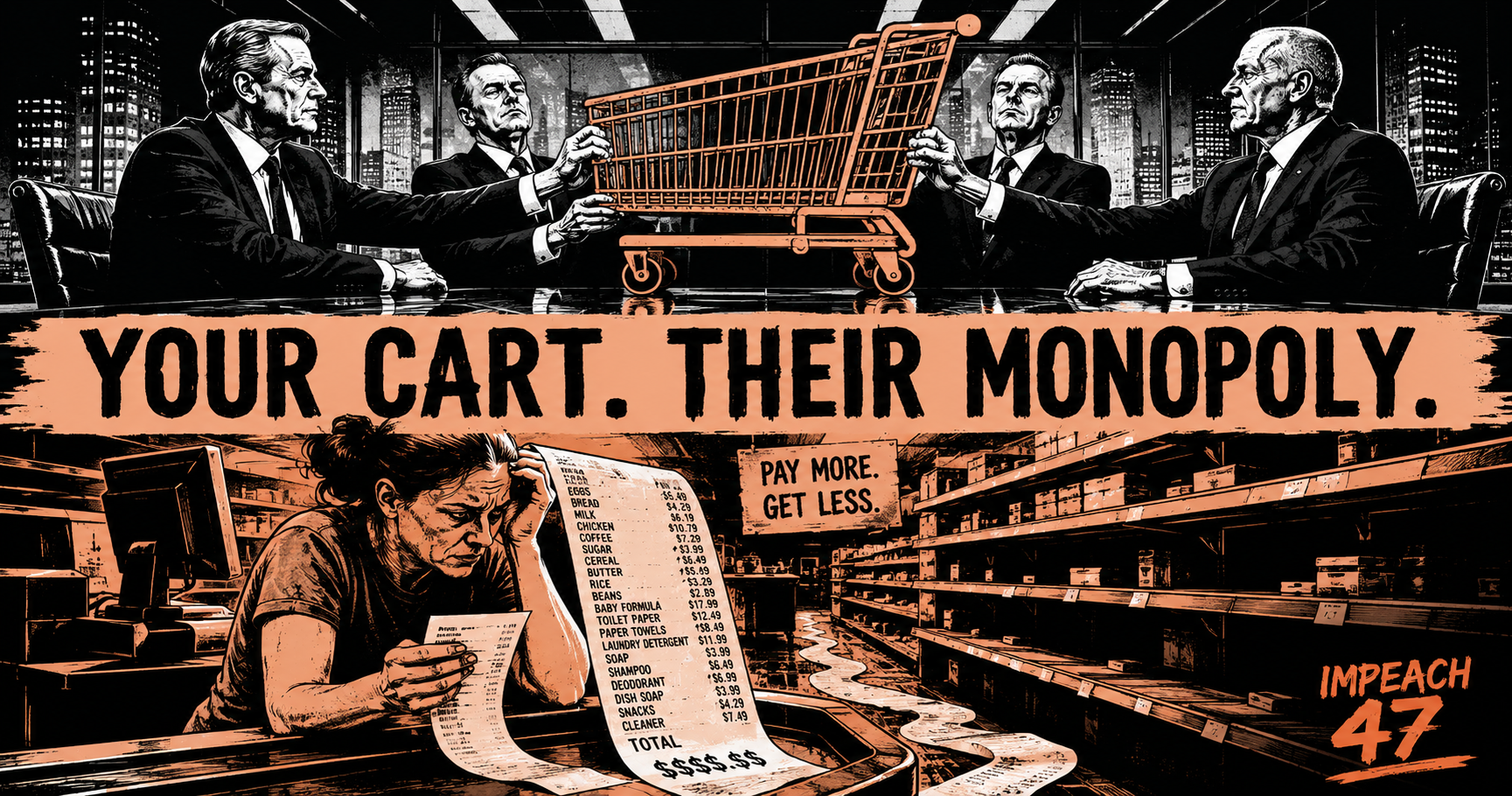 Four Corporations Control Your Groceries. The Merger Wave Just Got Bigger.