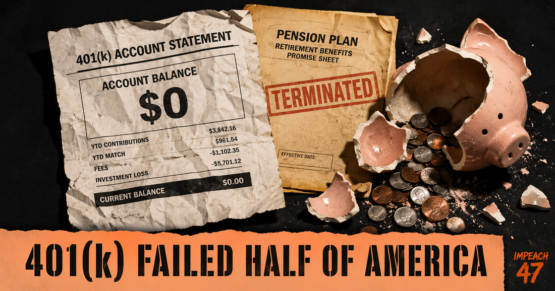 Half of Americans Have Nothing Saved for Retirement. The 401(k) Experiment Failed Them.