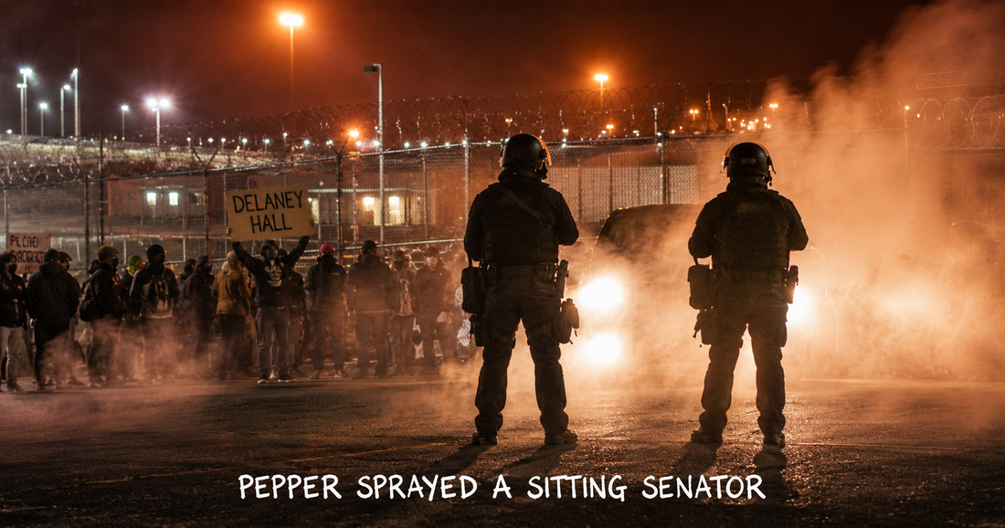 ICE Pepper Sprayed Senator Andy Kim and Locked Out Governor Sherrill at Delaney Hall