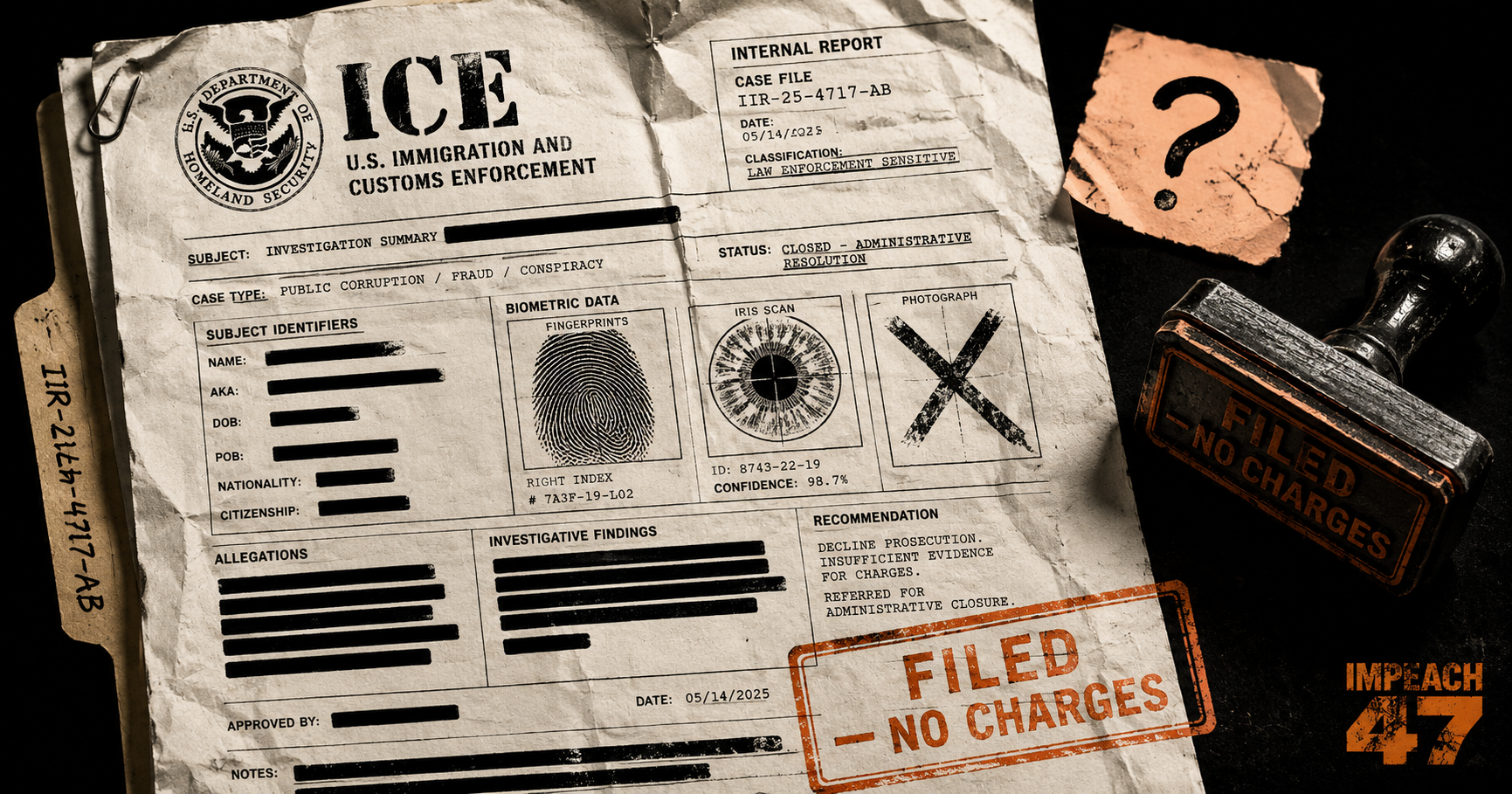 ICE Secretly Filed Surveillance and Biometric Records on American Protesters Who Were Never Charged