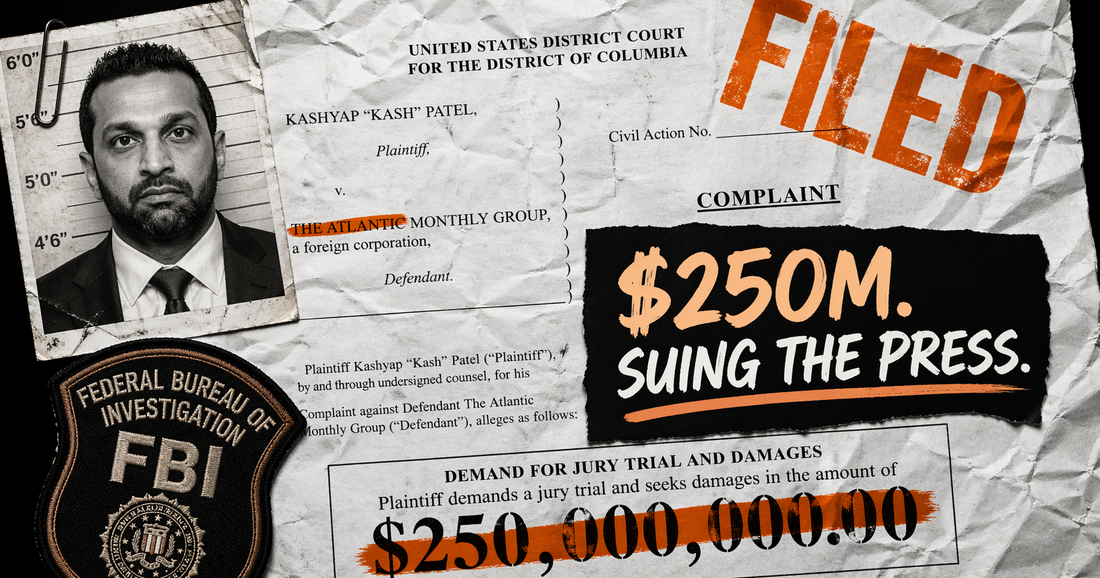 Kash Patel's $250M Lawsuit Against The Atlantic Is Already Backfiring