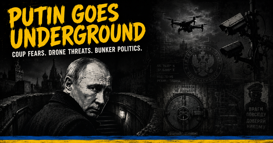 Putin Goes Underground: Coup Fears, Drone Threats, and a Kremlin Afraid of Its Own Shadow
