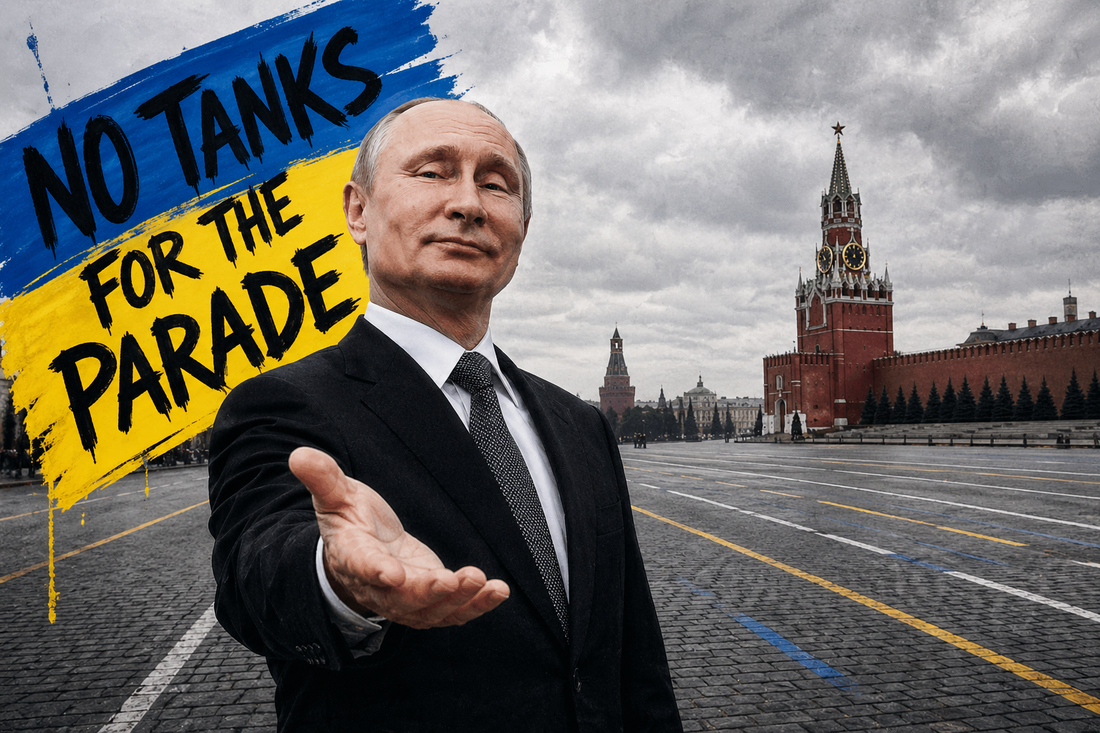 Putin Wants a Ceasefire for Victory Day. Russia Can't Even Fill Its Own Parade.
