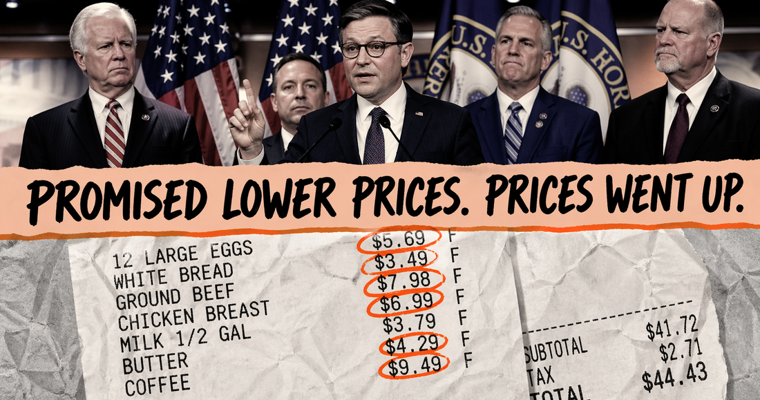 Republicans Run Everything. Prices Keep Going Up. Now They're Panicking About It.