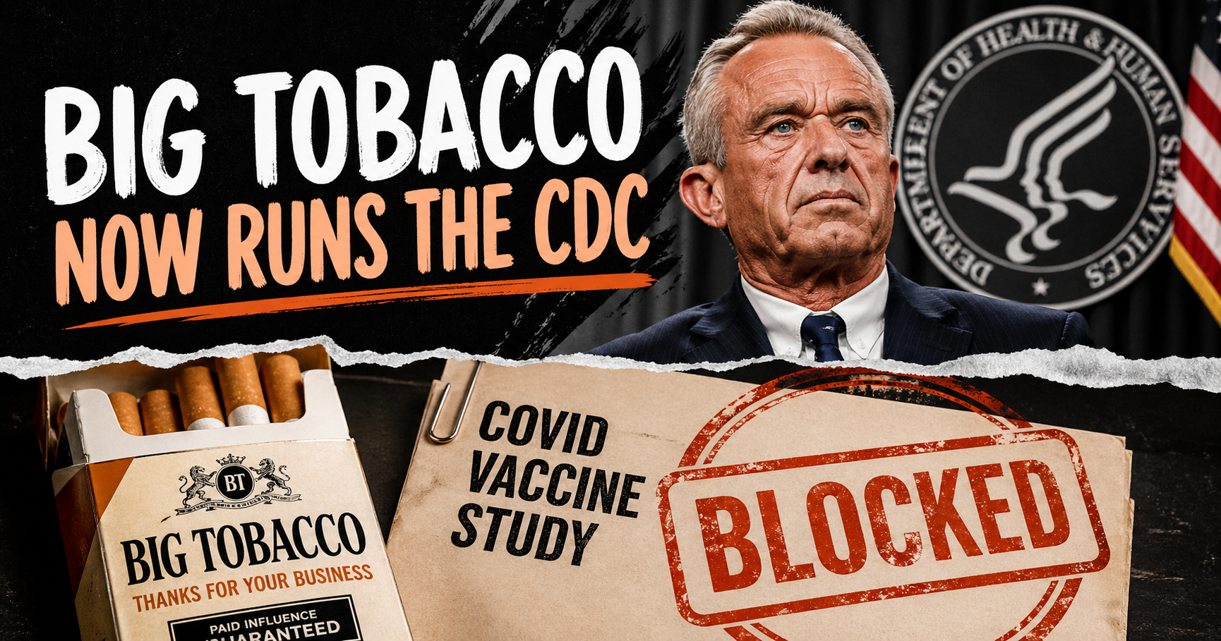 RFK Jr. Gave Big Tobacco a Seat at the CDC. Then He Buried a Study Showing Vaccines Work.