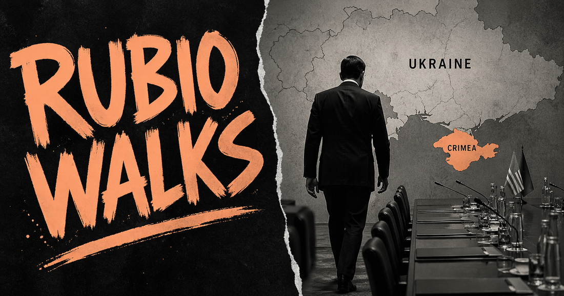 Rubio Walks Away From Ukraine Talks After Washington Pressed Kyiv to Surrender Crimea