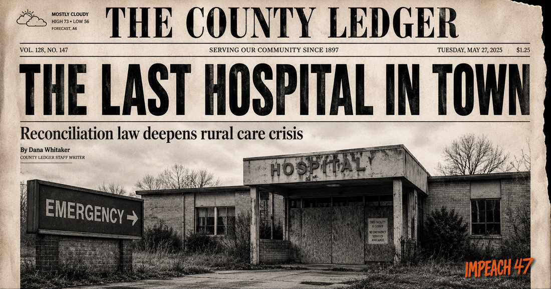 Rural America Is Losing Its Hospitals. The New Reconciliation Law Made It Worse.