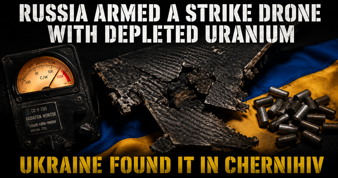 Russia Armed a Strike Drone With Depleted Uranium. Ukraine Found It in Chernihiv.