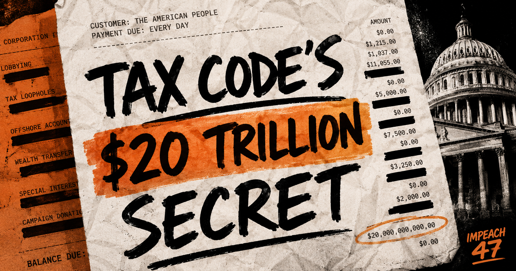 The Tax Code Has a $20 Trillion Secret, and You Are Paying for It