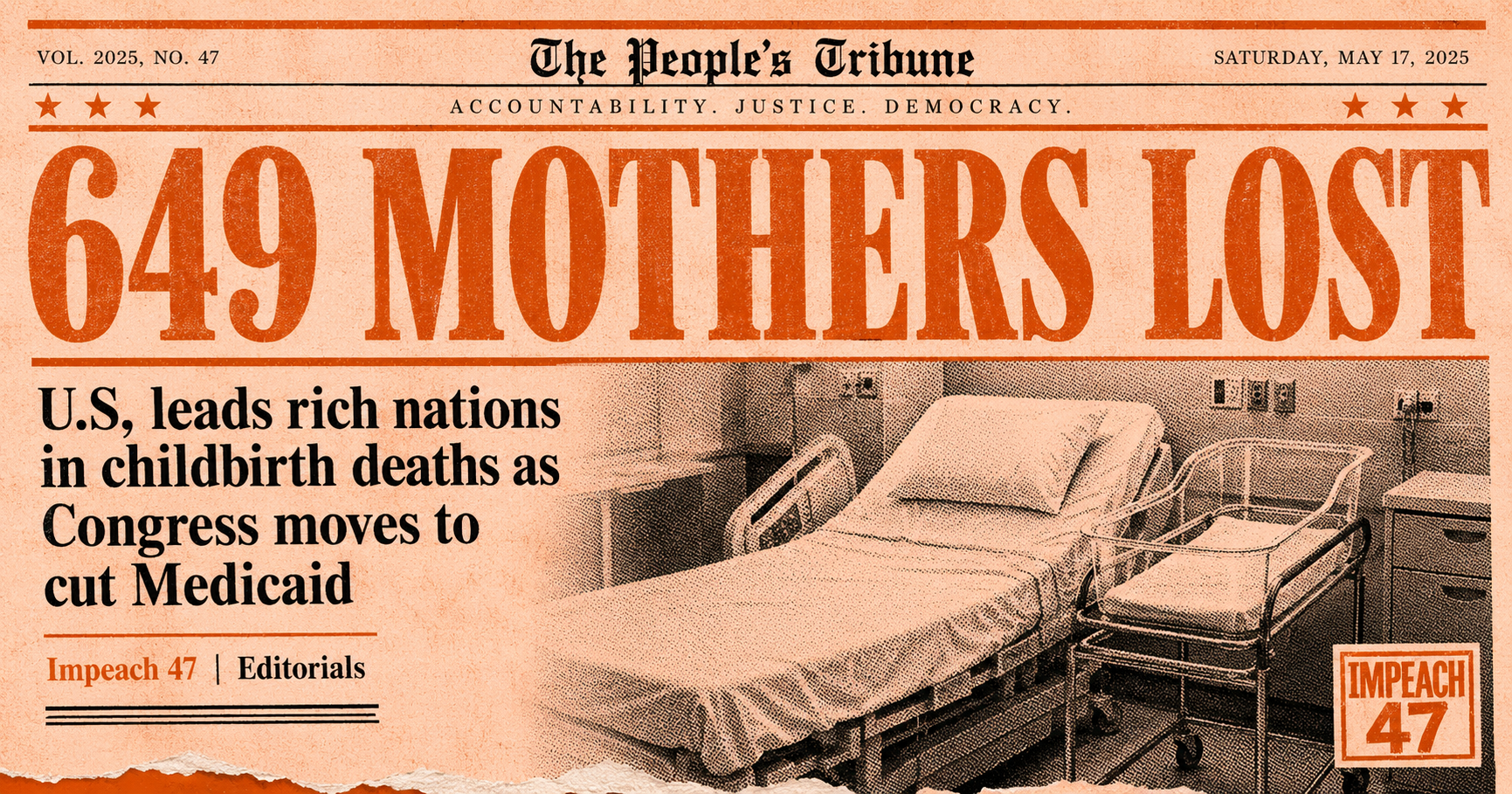 The U.S. Lost 649 Mothers to Childbirth in 2024. Every Peer Nation Has Done Better.