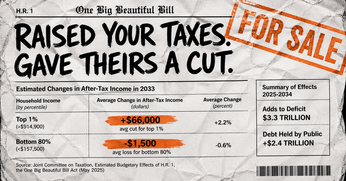 They Voted to Raise Your Taxes So the Richest 5% Could Get a Cut