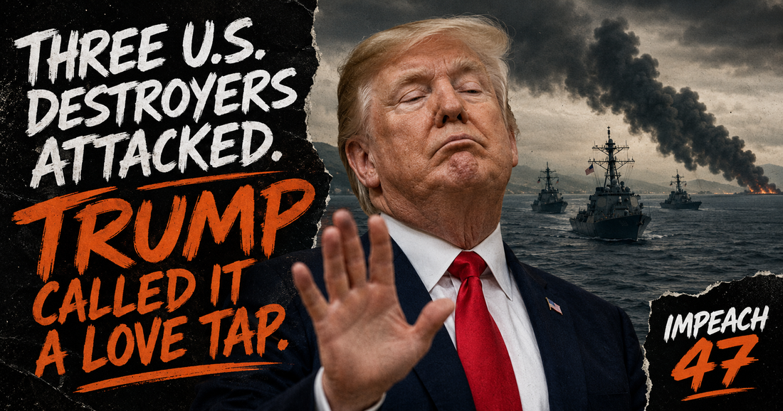 Three U.S. Destroyers Were Attacked in the Strait of Hormuz. Trump Called It a Love Tap.