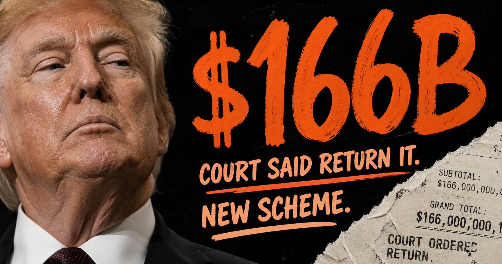 Trump Collected $166 Billion in Illegal Taxes. The Supreme Court Said Give It Back. He Started a New Scheme.