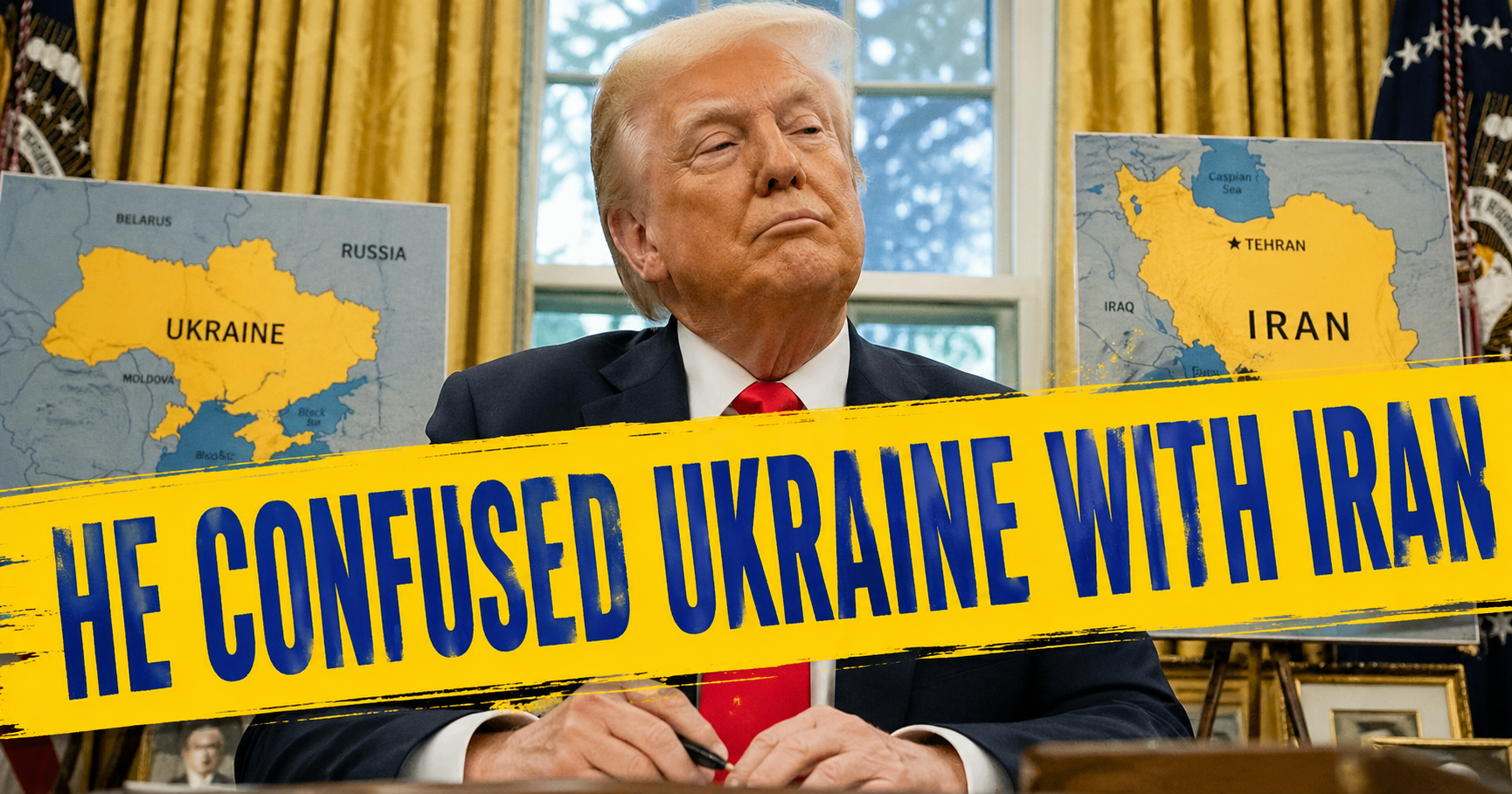 Trump Declared Ukraine 'Militarily Defeated.' He Was Describing Iran.