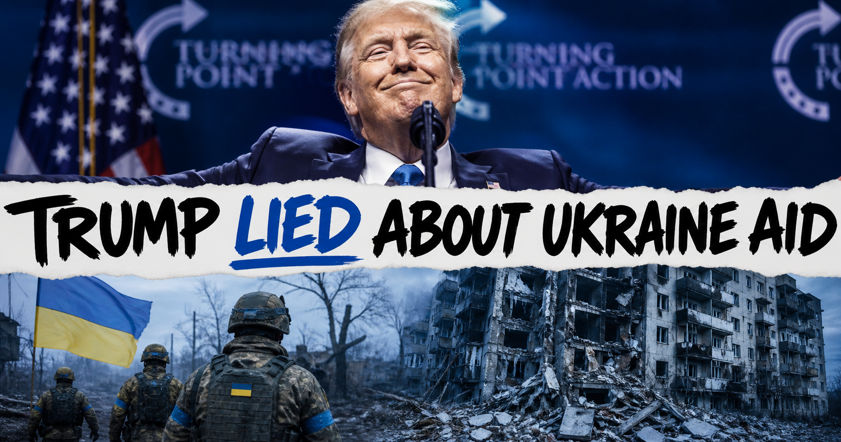 Trump Is Lying About Ukraine Aid. Here Are the Facts.
