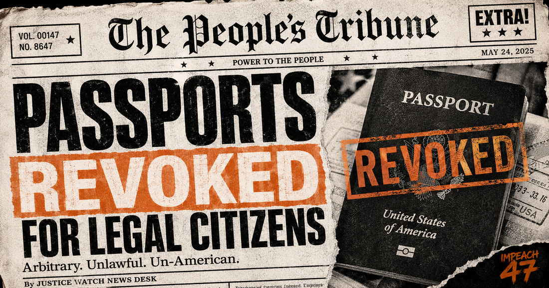 Trump Is Now Coming for Legal Citizens' Passports