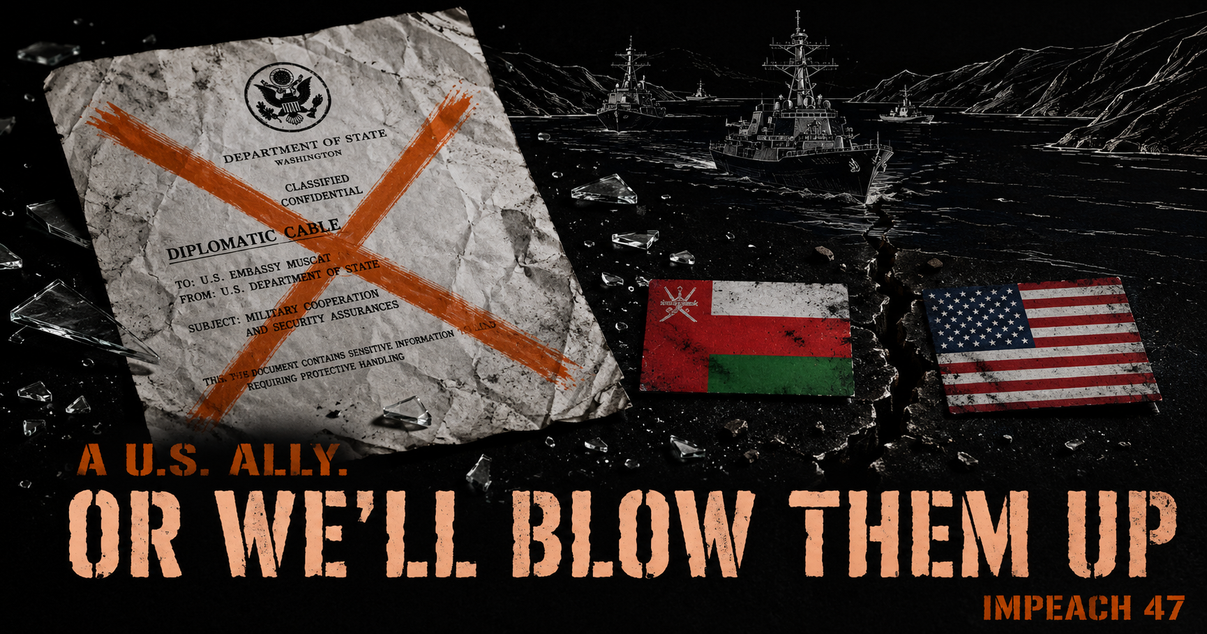 Trump Threatened to Bomb Oman. Oman Is a U.S. Ally.