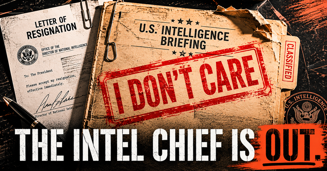 Trump's Intelligence Chief Resigns. He Already Said He Did Not Care What She Said About Iran.