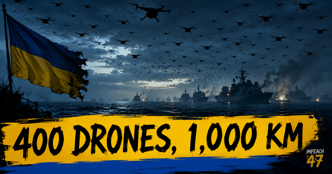 Ukraine Sends 400 Drones to Putin's Naval Doorstep as He Calls Peace Talks Pointless