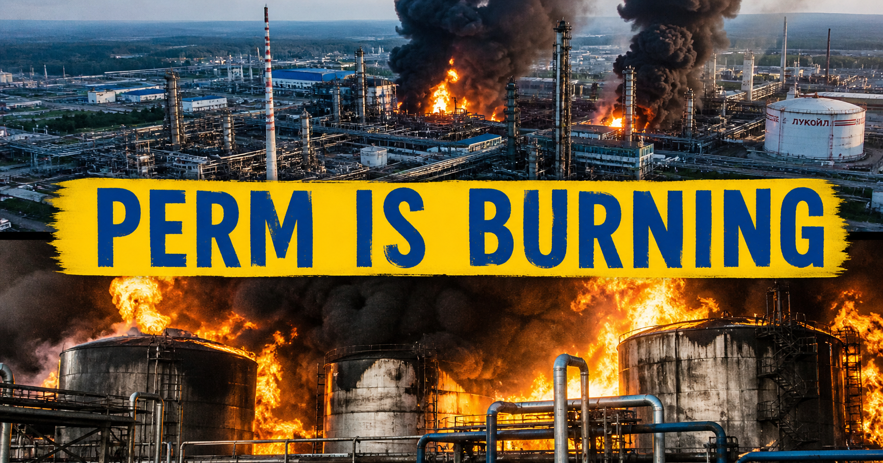Ukraine's Drones Hit Perm Twice in 24 Hours. Russia's Oil Infrastructure Is Burning.